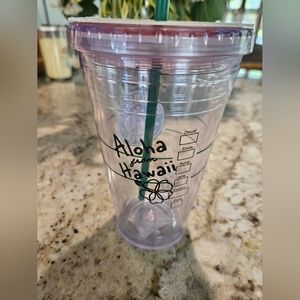NWT Starbucks Aloha 16 oz Cold Cup